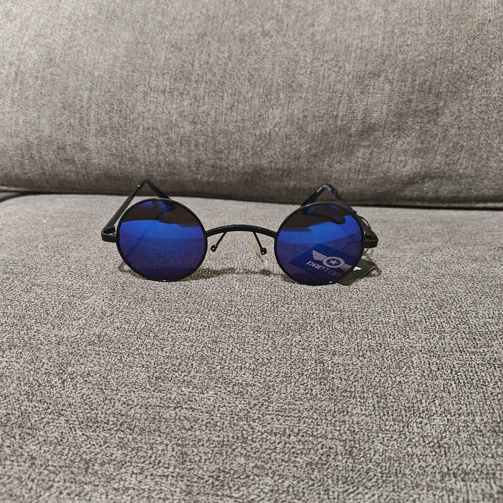 V106-vp Tiny Small 2" Lens Round Metal Sunglasses UV400 Shades